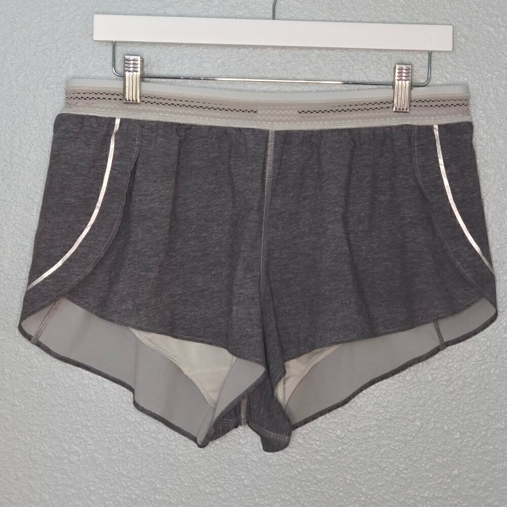 Lululemon Vintage Run shorts - 10 Grey Heather